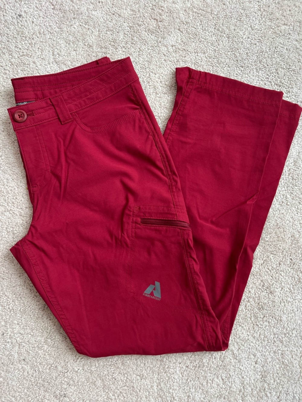 Eddie Bauer Deep Red First Ascent Cargo Pants